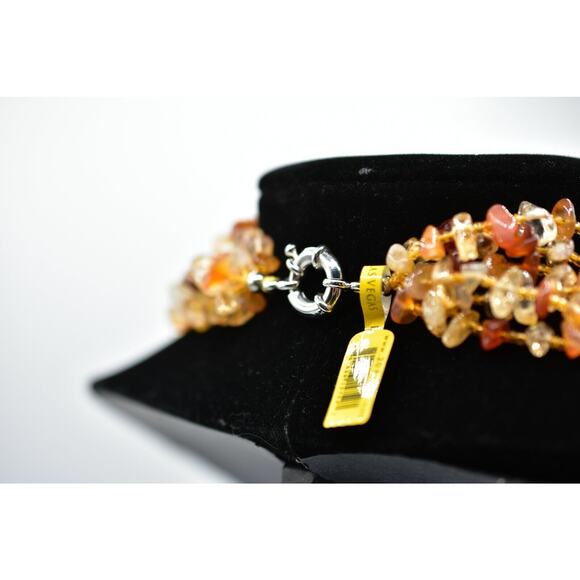 Alexander Kalifano Necklace NWT Natural Gemstone Statement Heavy Layered Bin3 - Picture 10 of 12